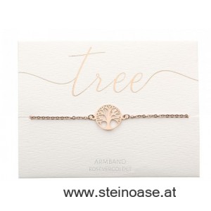 Armband Lebensbaum 'rose'